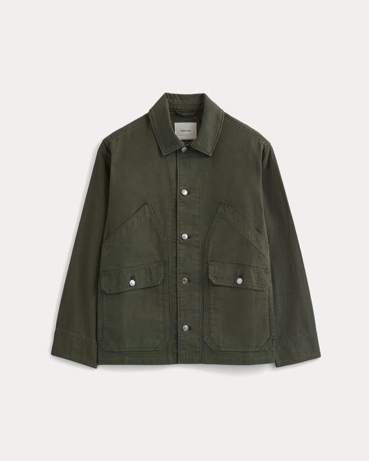 Relaxed Barn Jacket | Olive Night
