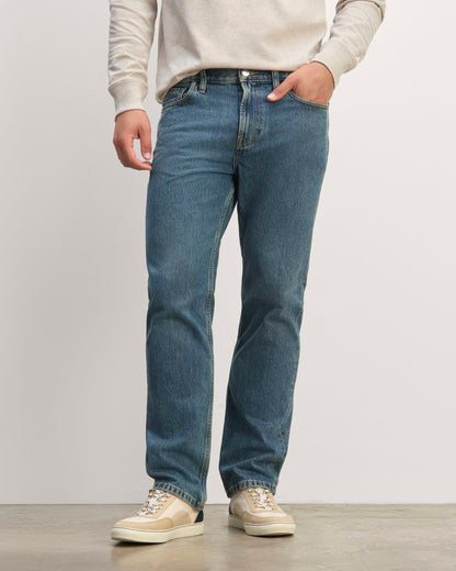 The Authentic Straight Jean | Whisper Blue
