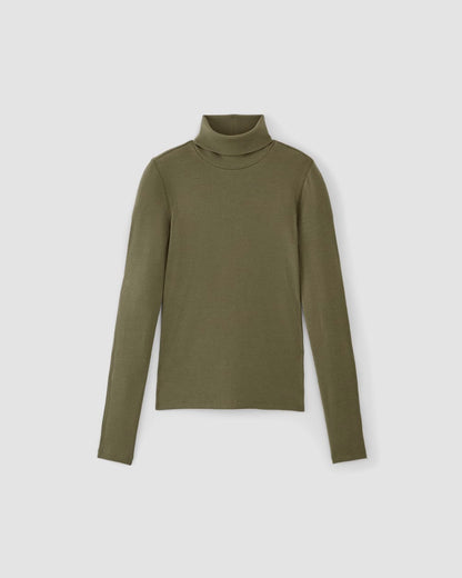The Luxe Rib Turtleneck | Kalamata