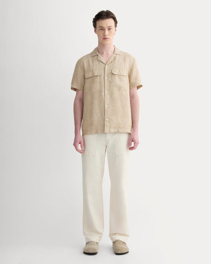 The Resort Shirt in Linen | Cornstalk Chambray