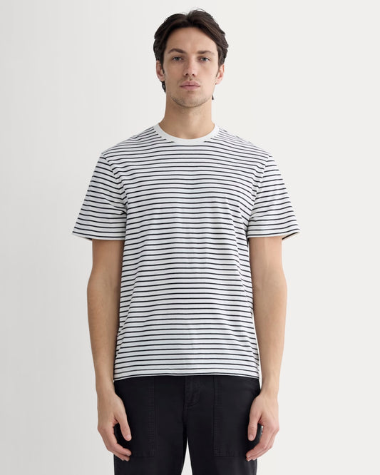The Essential Organic Crew | Bone / Black