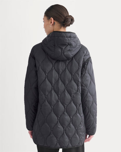 ReNew Quilted Hooded Liner | Black