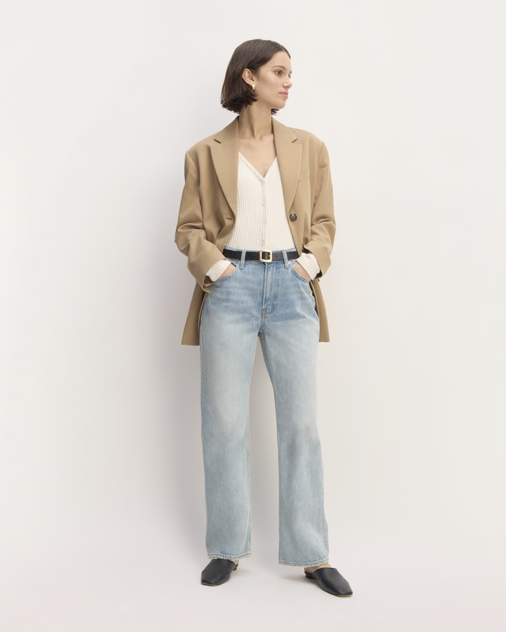 The Cheeky Straight Jean | Weathered Beach
