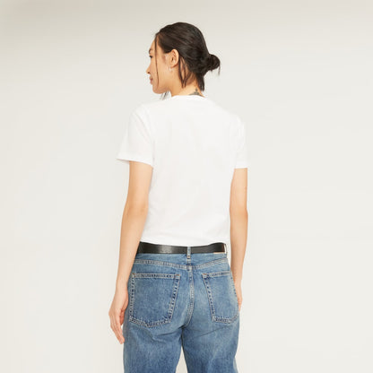The Organic Cotton Crew Tee | White