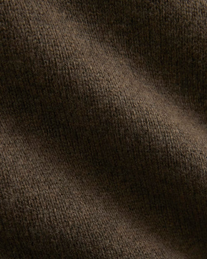The Felted Merino Hoodie | Heather Chocolate Martini