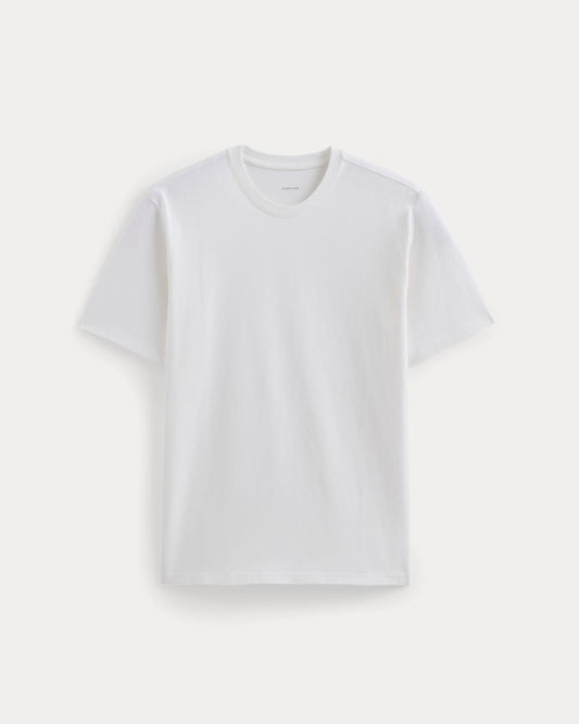 Relaxed Midweight Tee | White