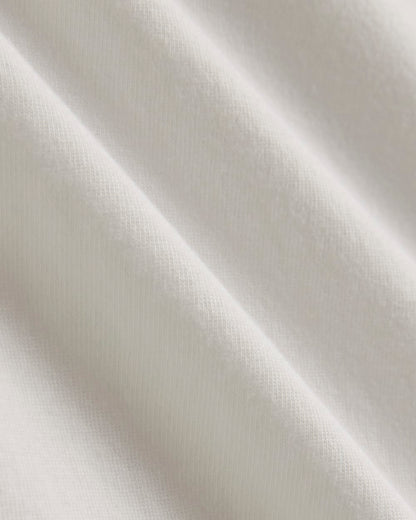 The Box-Cut Tee in Essential Cotton | White | No Pocket