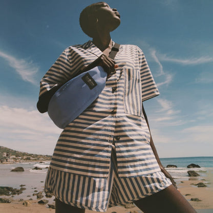 The Poplin Shirt | Mazarine Blue / Bone