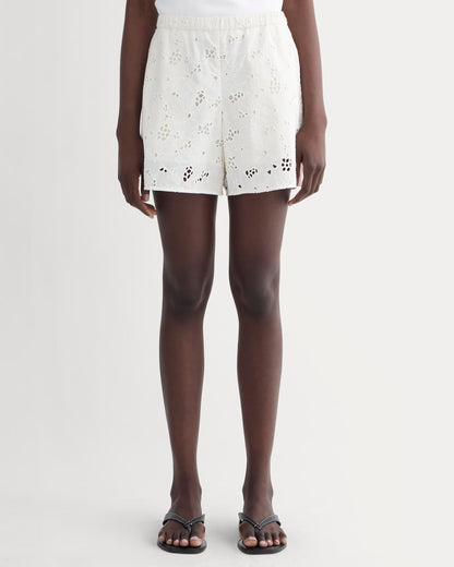 The Eyelet Pull-On Short | Bone