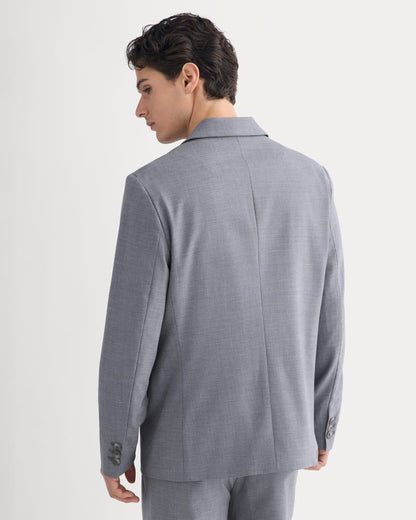 Tropical Wool Blazer | Heathered Grey