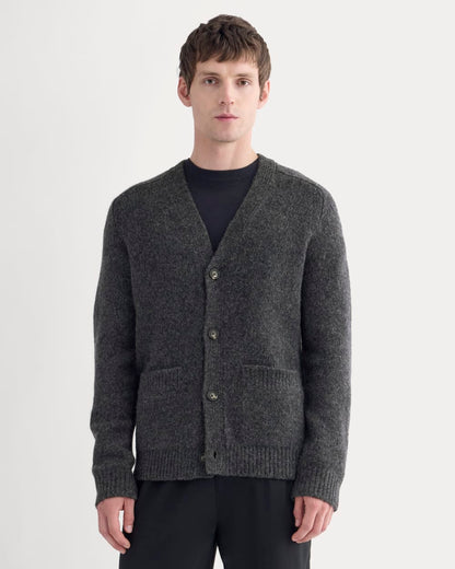 The Cloud Relaxed Cardigan | Heathered Soot