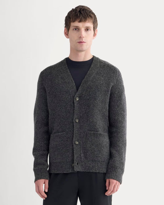 The Cloud Relaxed Cardigan | Heathered Soot