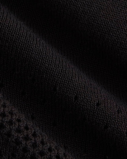 Lace-Knit Cami | Black