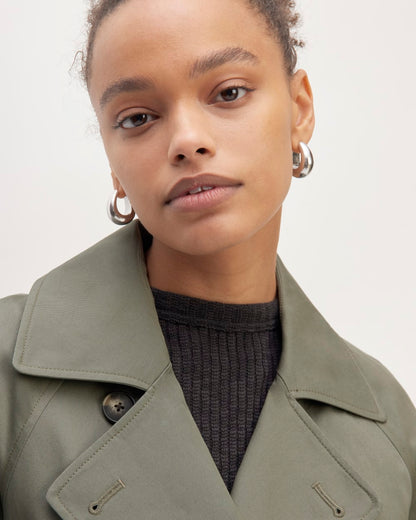 The Trench Coat | Pewter Green