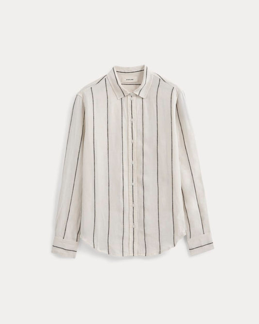 The Must-Have Shirt in Linen | Gardenia/Meteorite