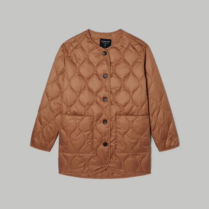 The Quilted Liner | Tawny Brown