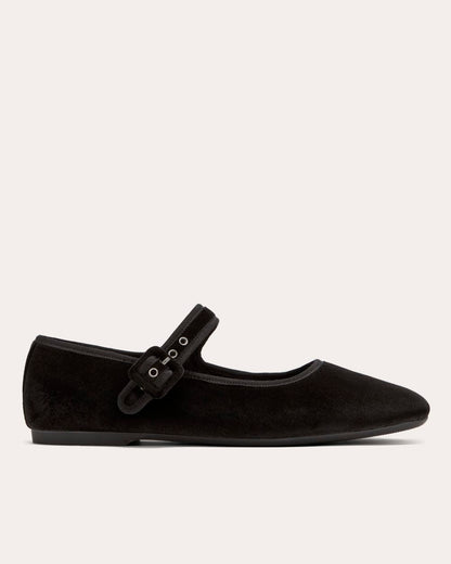 The Day Buckle Mary Jane | Black Velvet