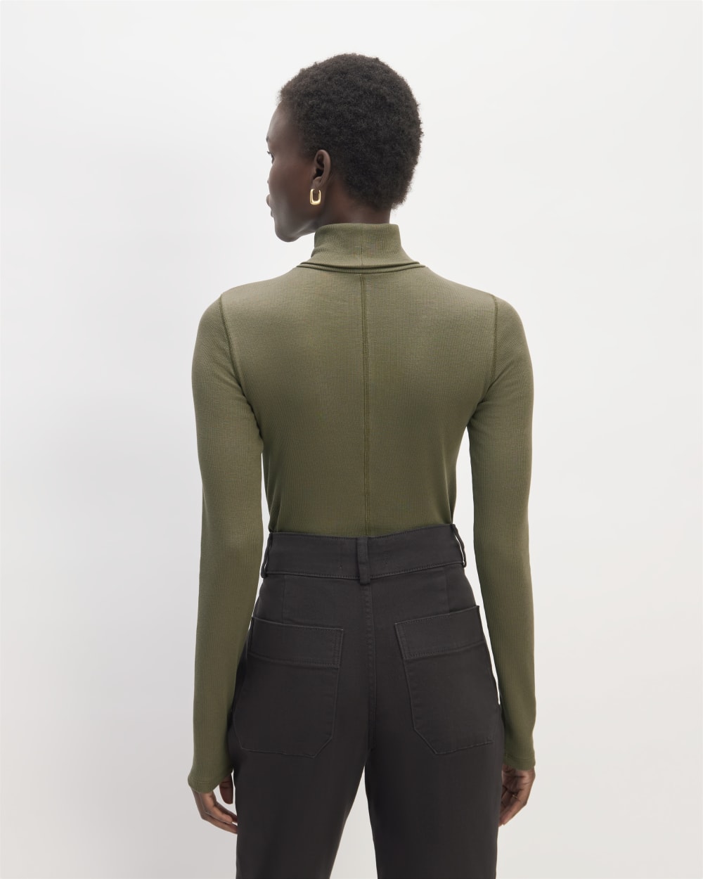 The Luxe Rib Turtleneck | Kalamata