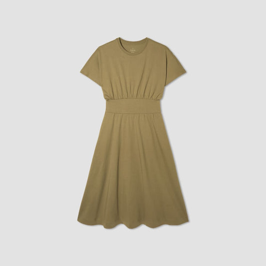 The Organic Cotton Waisted Dress | Kalamata