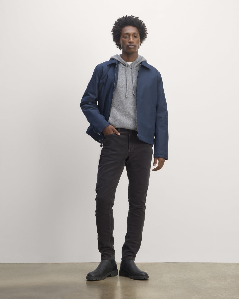 The 5-Pocket Pant in Corduroy | Graphite