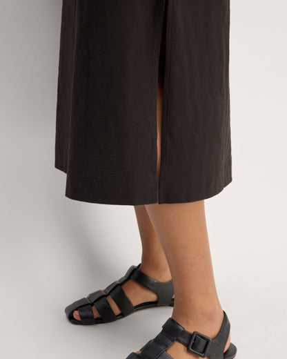 The Muscle Tee Midi Dress | Black