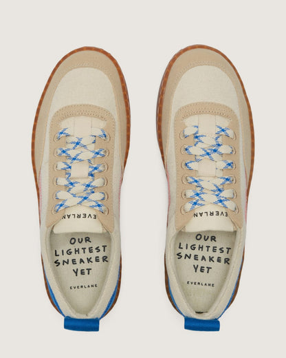 The Tread-Bare Sneaker | Canvas / Lapis Blue / Classic Red