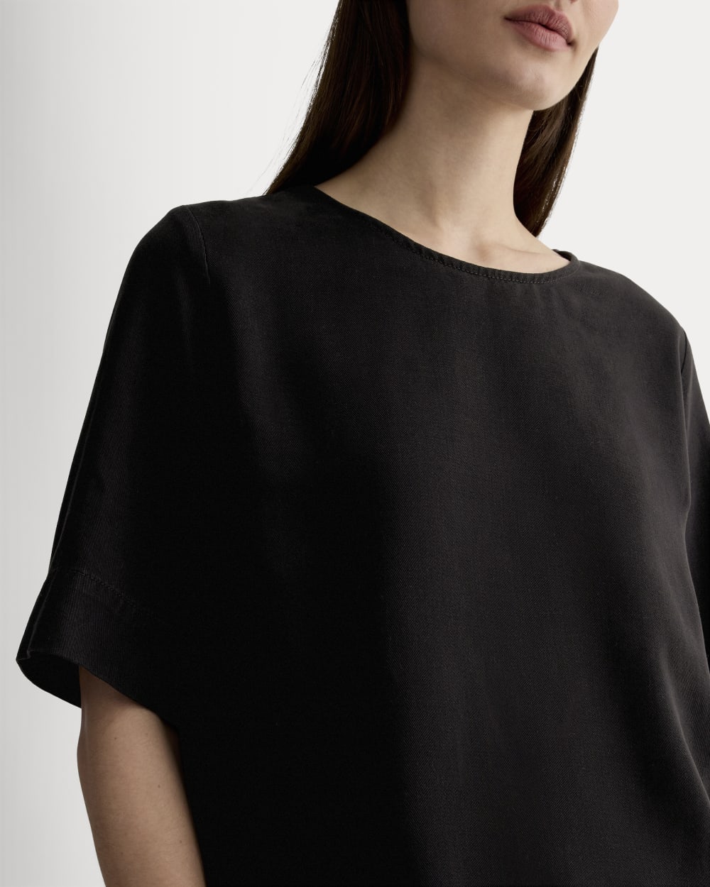 The Relaxed Tee in Buttersoft | Black