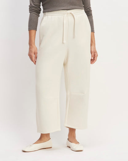 The ReTrack Barrel Sweatpant | Bone