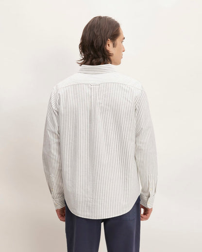 The Classic Oxford Shirt | Bone/Navy | Standard