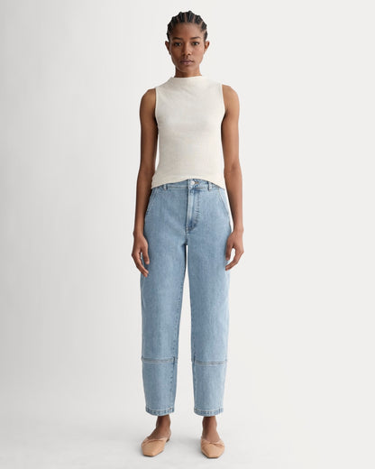 The Utility Barrel Pant | Light Indigo | Regular