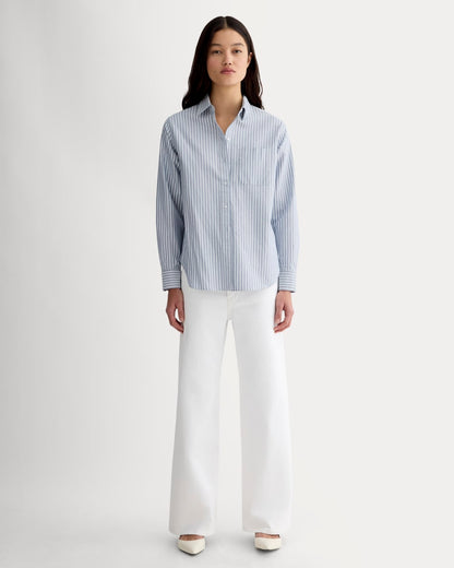 The Must-Have Oxford Shirt | Bone / Mazarine Blue
