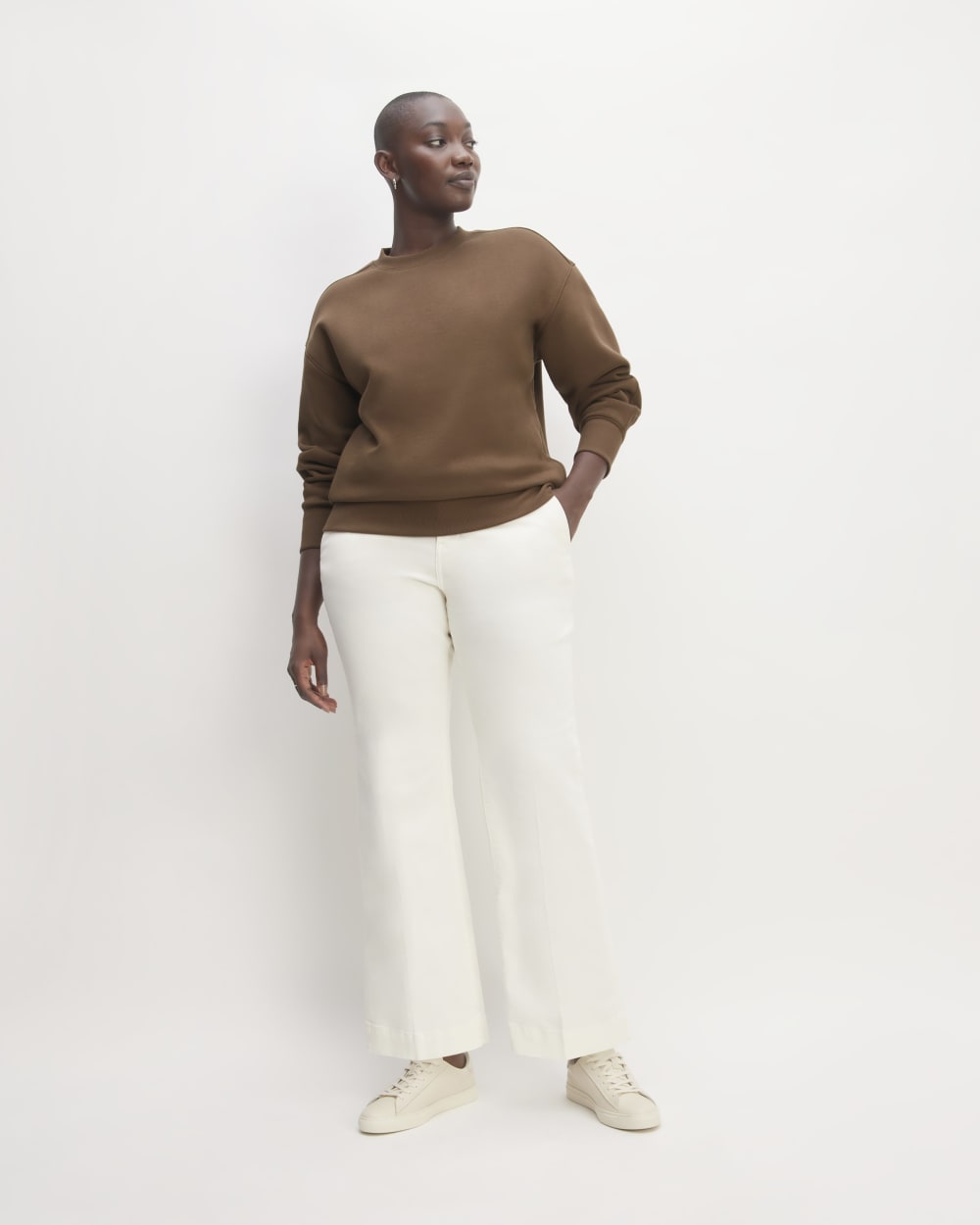 The ReTrack Oversized Crew | Cocoa