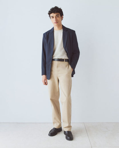 Archive Relaxed-Fit Cotton Crew | Heathered Oatmeal