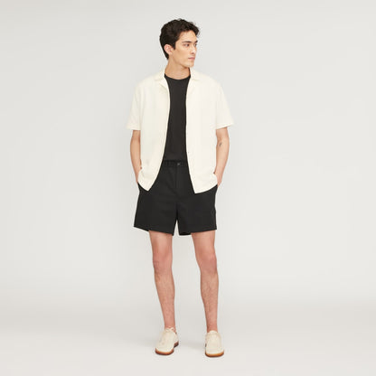 The Pique Short-Sleeve Shirt | Bone