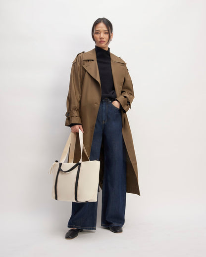 The Recycled Nylon Tote | Parchment