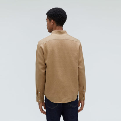 The Classic Shirt in Linen | Iced Coffee