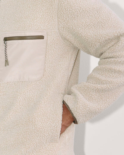The Teddy Quarter-Zip Fleece | Heathered Oat