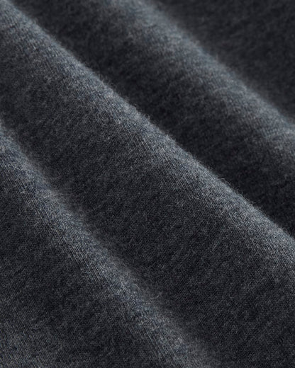 The Essential Organic Crew | Heather Deep Navy