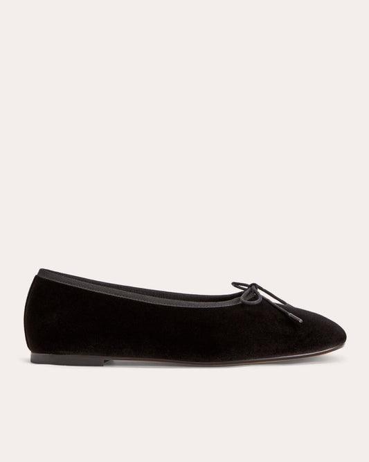 The Day Ballet Flat | Black Velvet