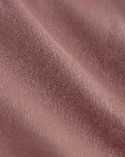 The Notch Shirt in Linen | Rose Dusk
