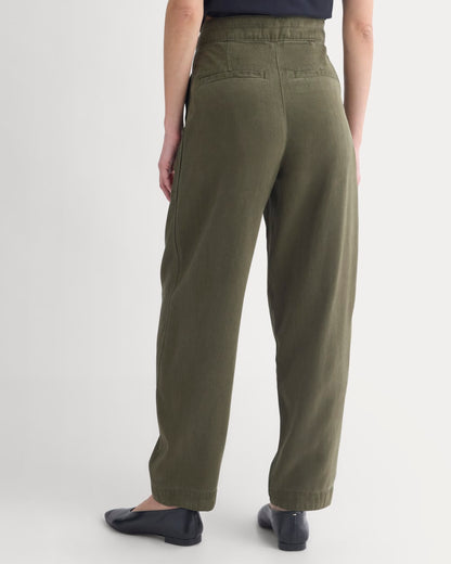 Patch Pocket Ballon Pant in Buttersoft | Olive Night