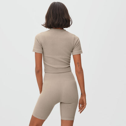 The Seamless Tee | Burnt Sugar