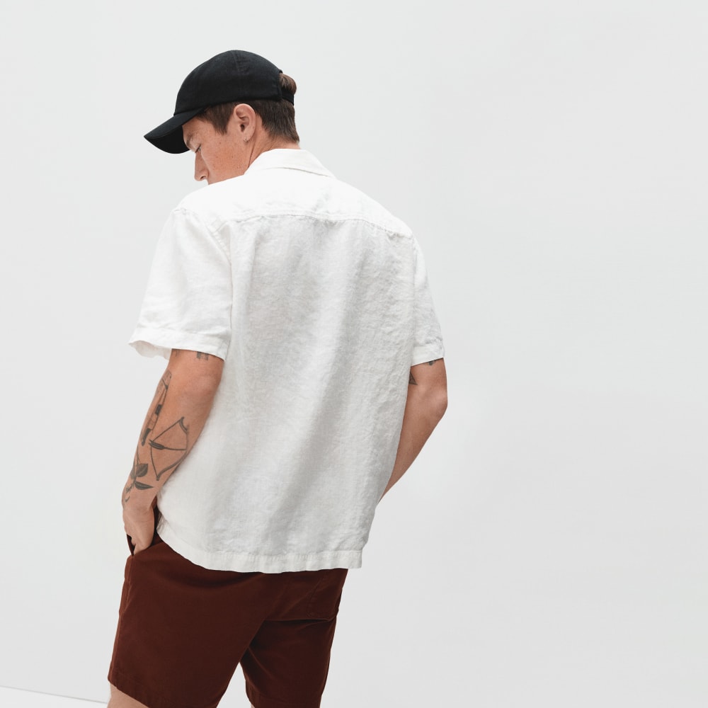 The Resort Shirt in Linen | White