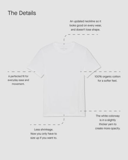 The Essential Organic Crew | Bone / Black