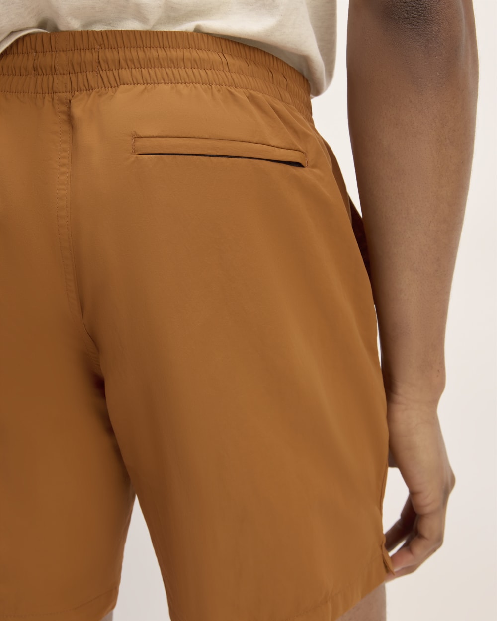 The ReNew Nylon Short | Toasted Almond