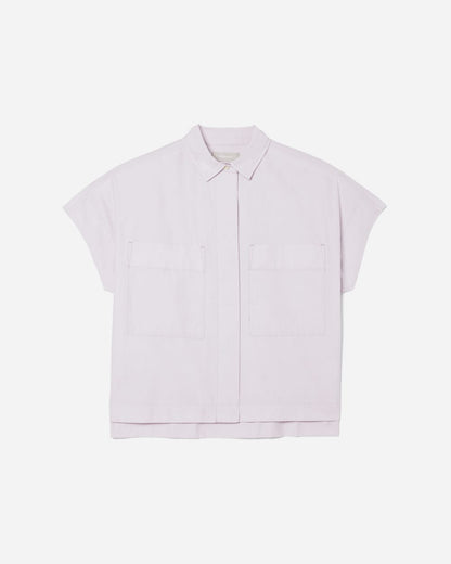The Short-Sleeve Box Shirt | Dusty Lavender