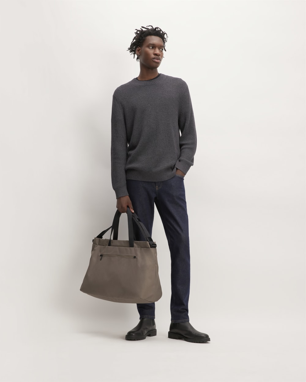 The ReNew Transit Weekender | Warm Charcoal