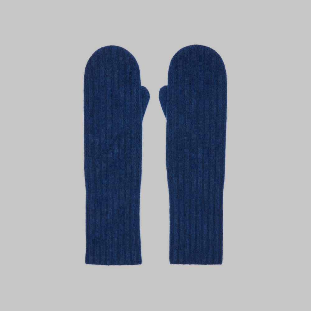 The Cashmere Mittens | Bright Navy