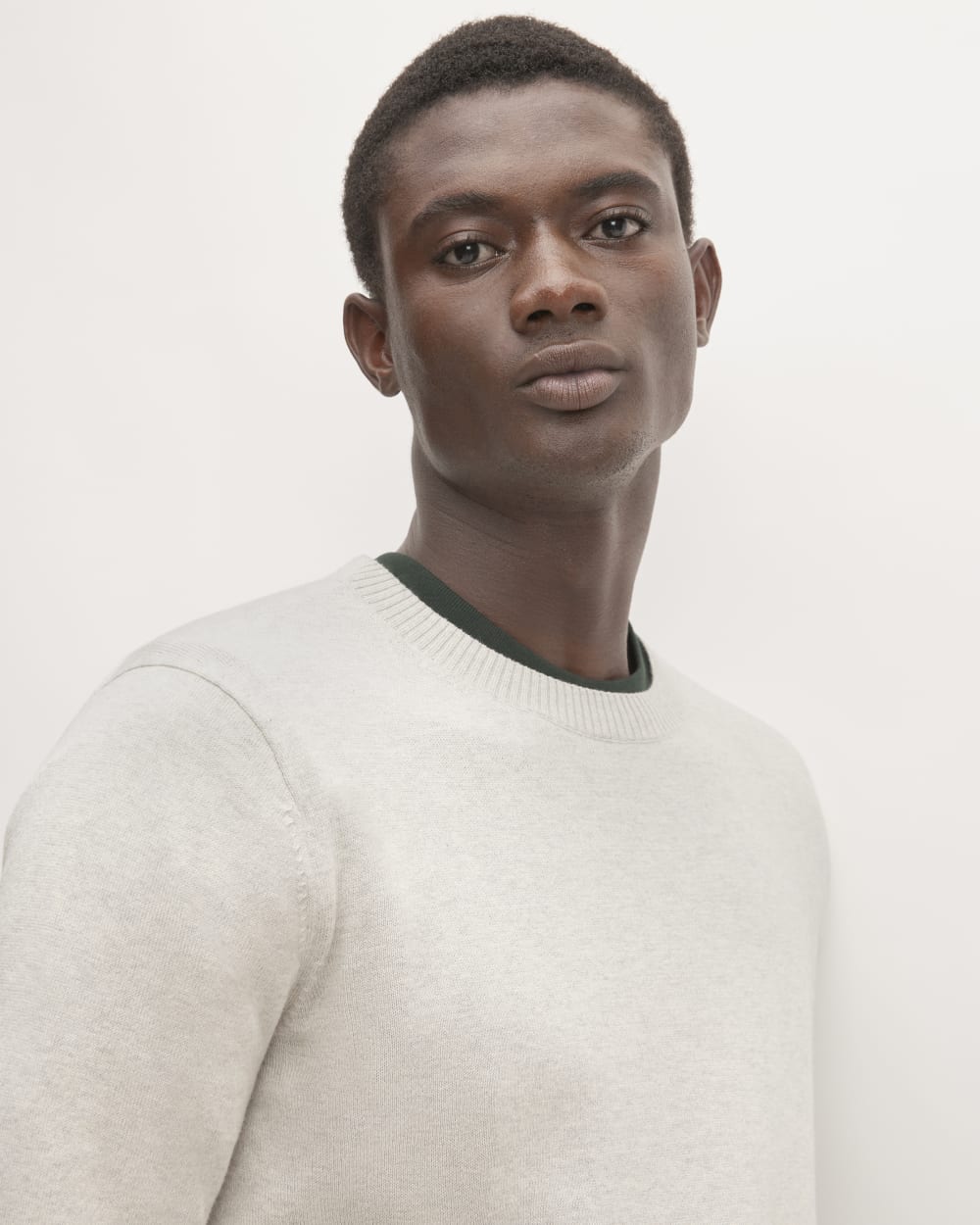 The No-Sweat Sweater | Uniform | Chalk