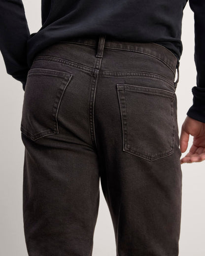 The Organic Cotton Straight-Leg Jean | Washed Black